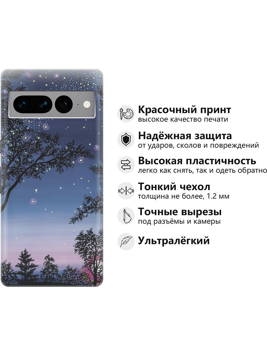 Силиконовый чехол на Google Pixel 7 Pro с принтом 