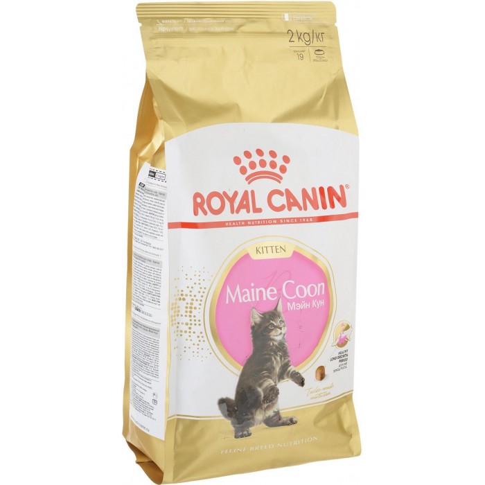 Купить сухой корм для котят ROYAL CANIN Maine Coon Kitten, мейн-кун, домашняя птица, 2кг, цены на Мегамаркет | Артикул: 100023201337