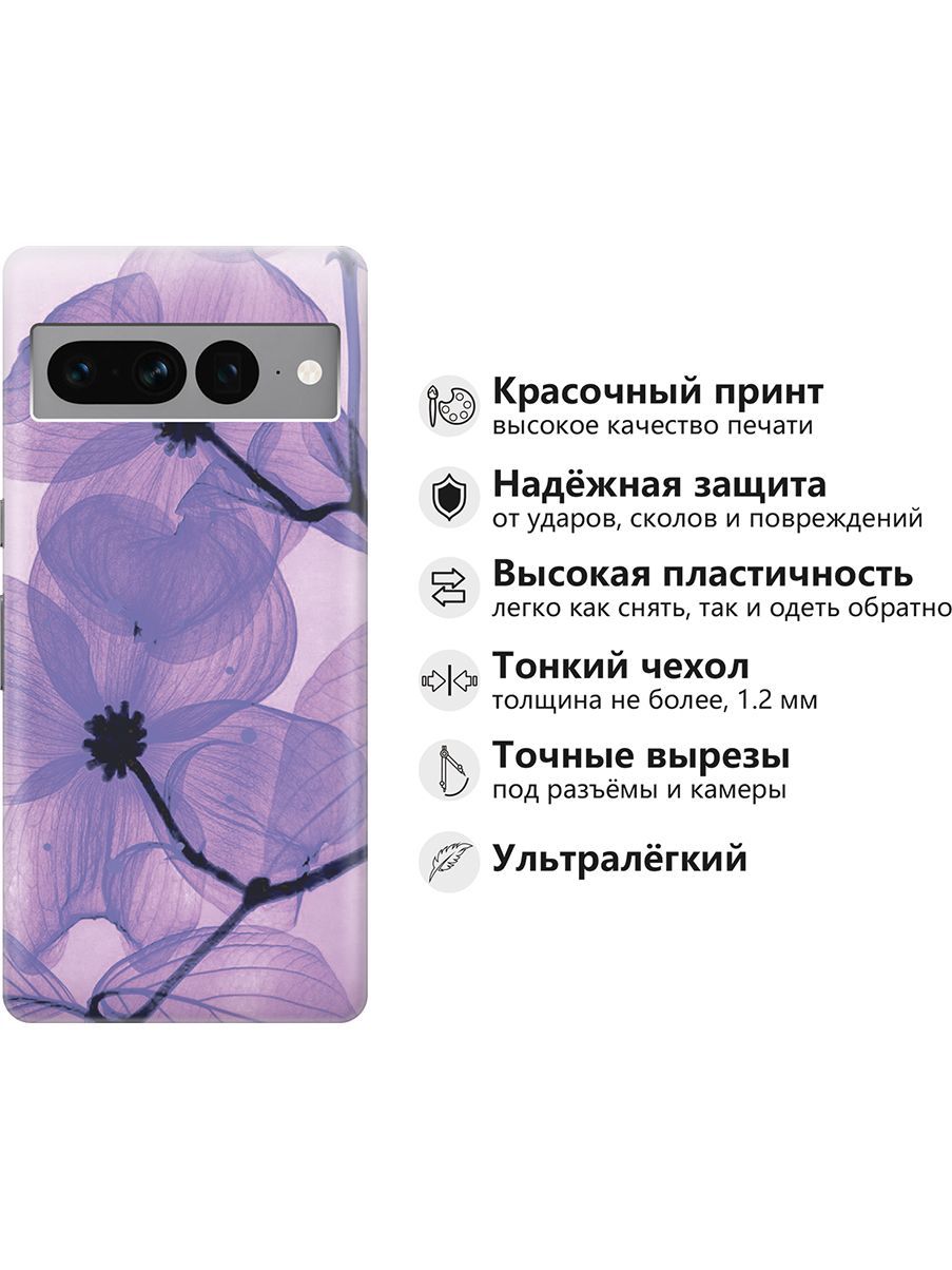 Силиконовый чехол на Google Pixel 7 Pro с принтом 