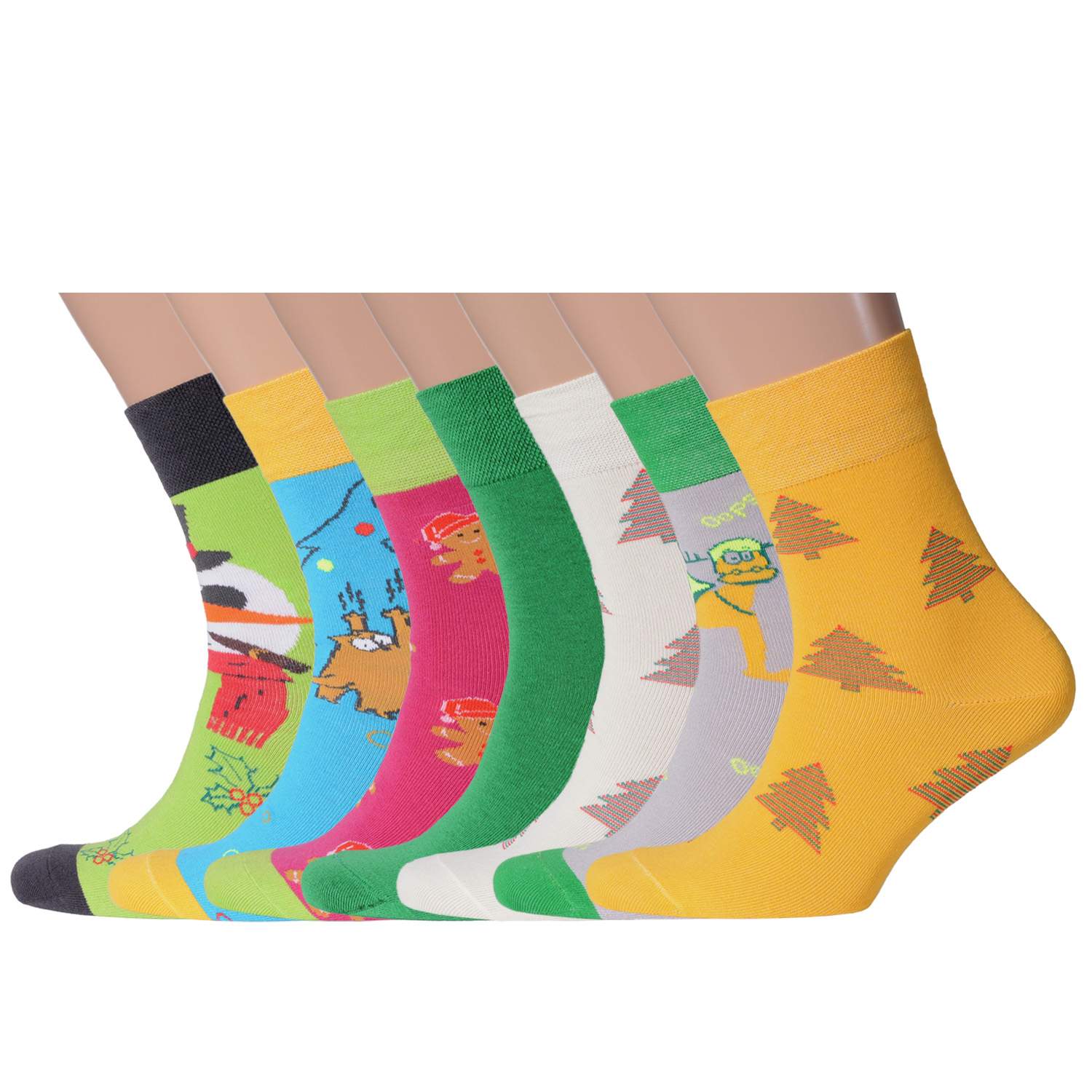 Набор носков мужской VIRTUOSO Ви7-28 разноцветный 25 (38-40)