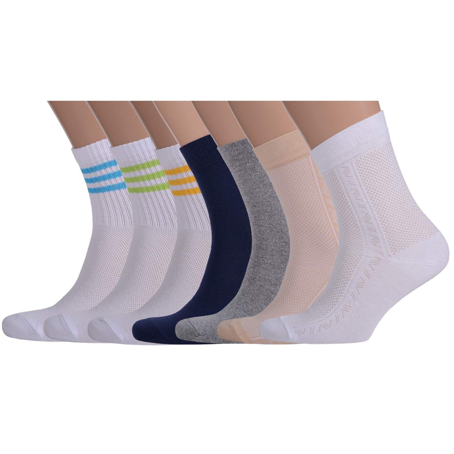 Набор носков мужской VIRTUOSO Ви7-33 разноцветный 25 (38-40)