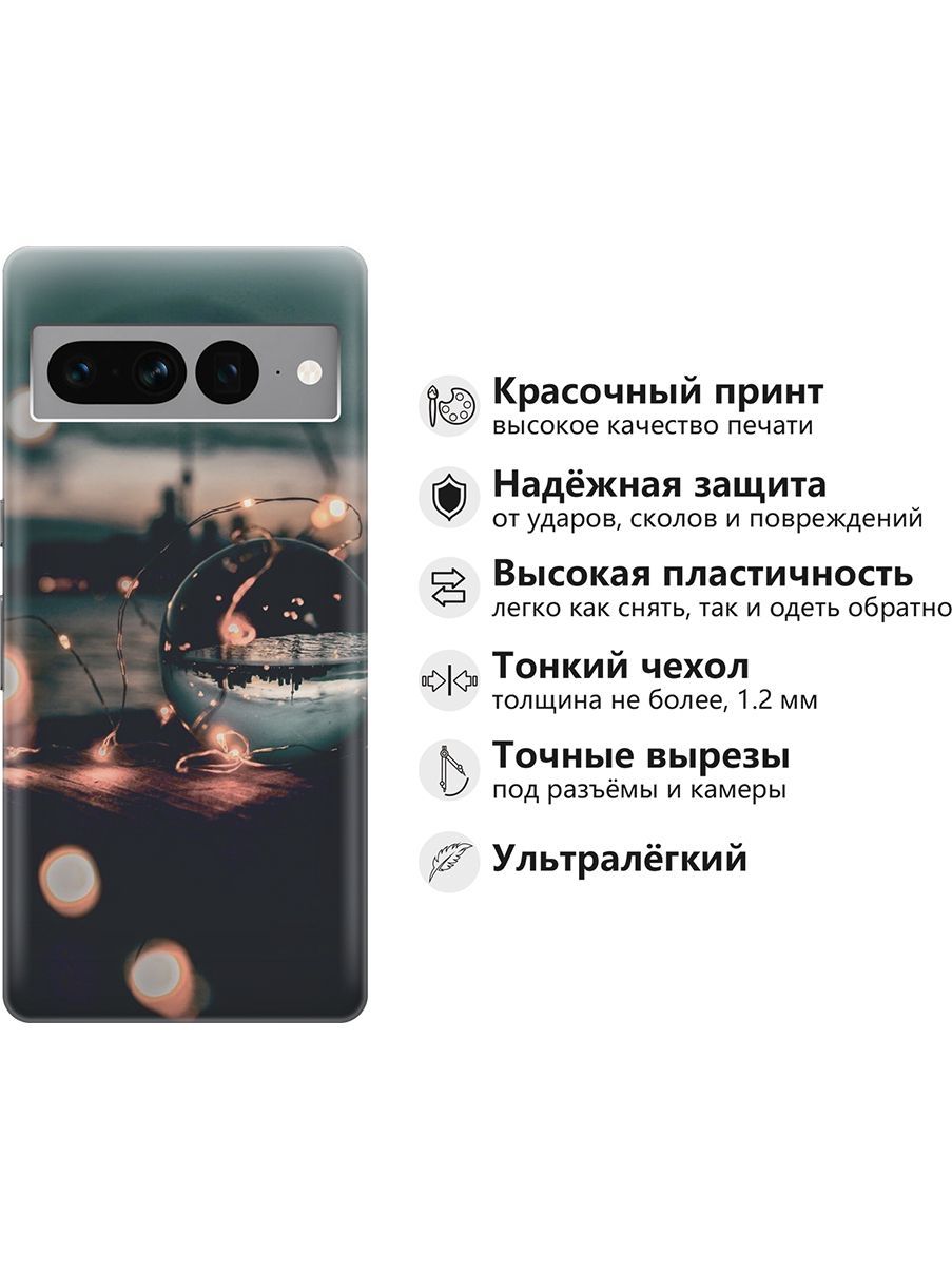 Силиконовый чехол на Google Pixel 7 Pro с принтом 