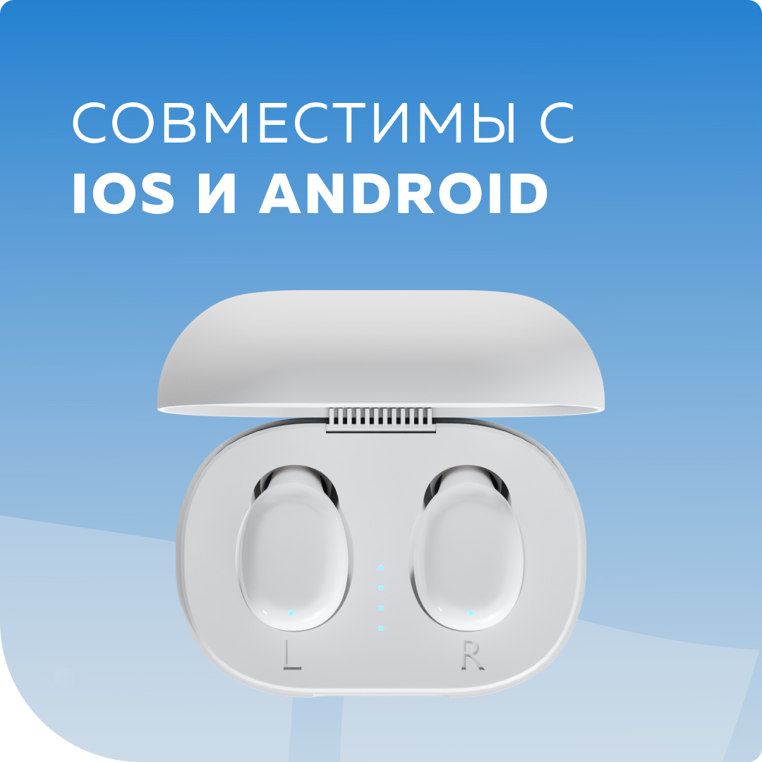 Беспроводные наушники More choice BW10S Smart TWS White вакуумные - отзывы  покупателей на маркетплейсе Мегамаркет | Артикул: 100042527615