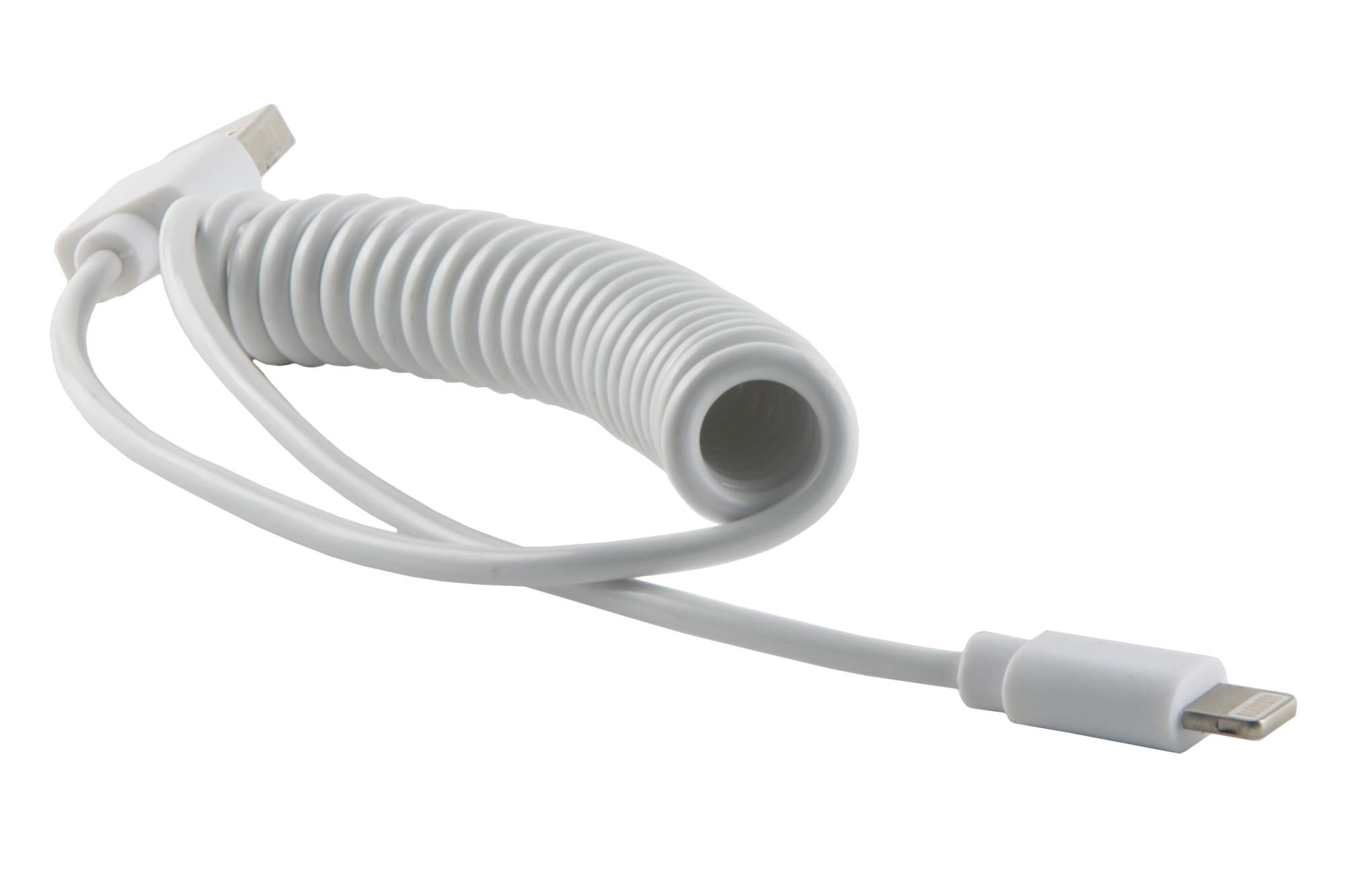 Кабель Red Line Spiral USB - Lightning, White