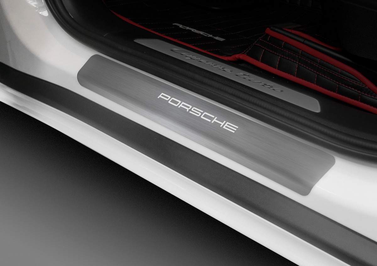 Как снять накладки порога porsche cayenne