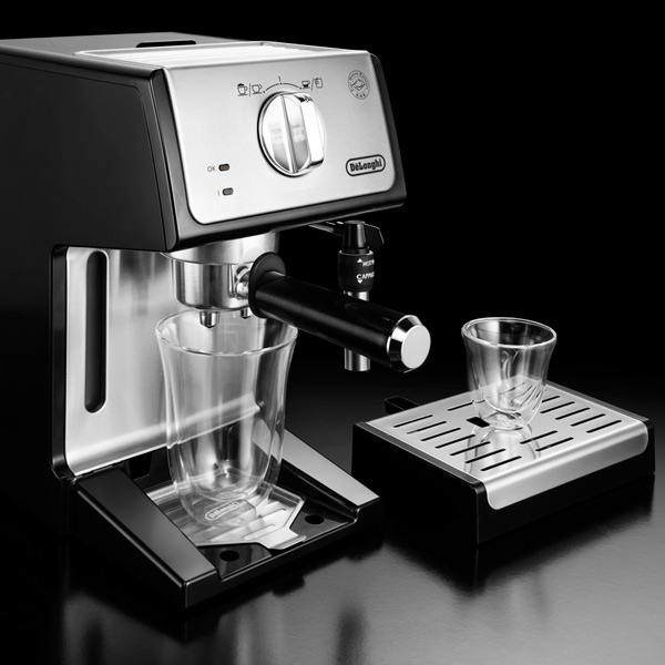 Рожковая кофеварка DeLonghi ECP 35.31 Silver/Black