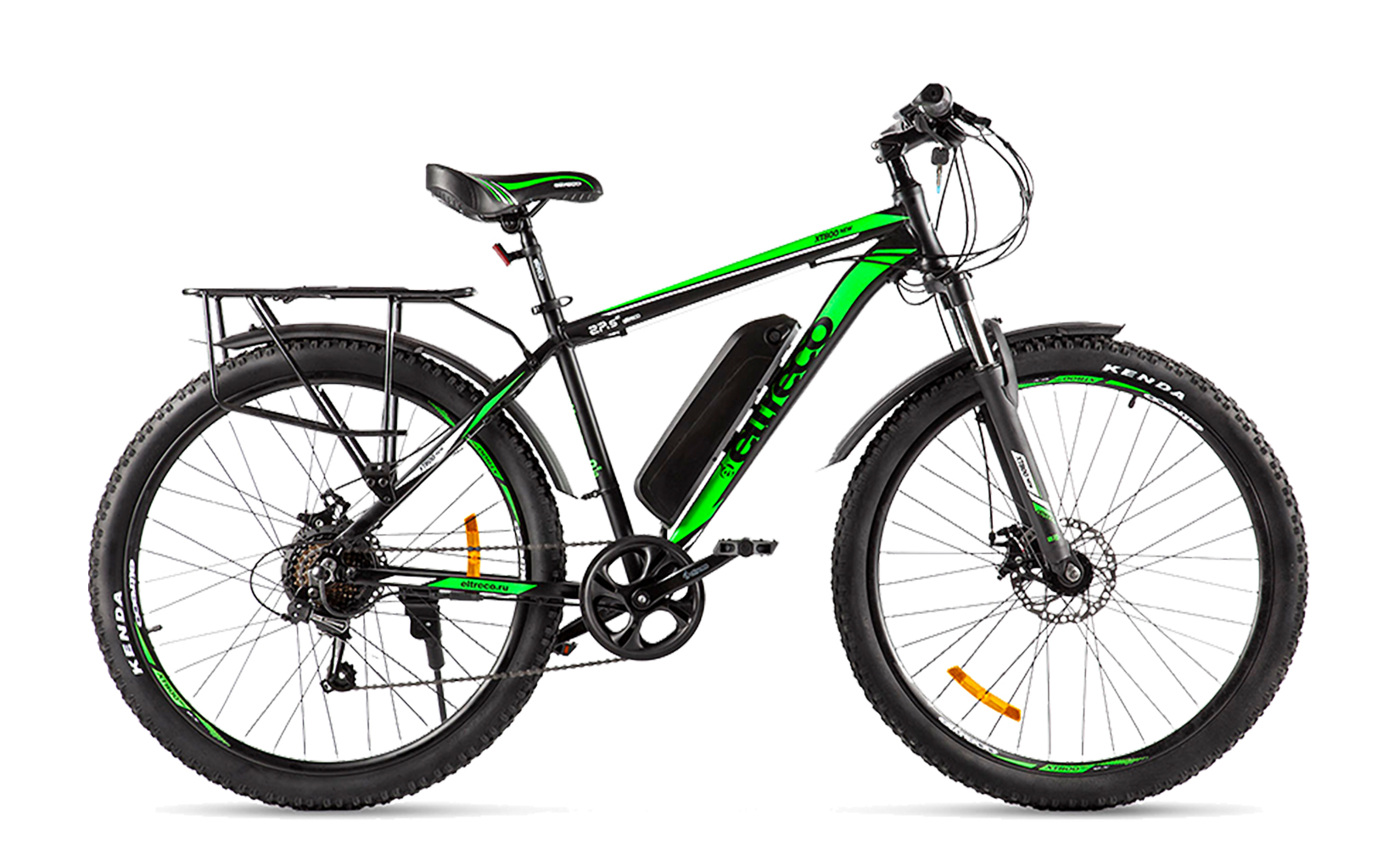Электровелосипед Eltreco XT 800 New  (2021) (Зелёный)