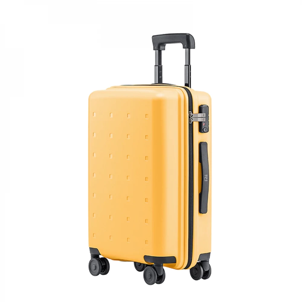 Чемодан унисекс Xiaomi LXX07R Yellow, 62х43,8х25 см - купить в YOUPIN, цена на Мегамаркет