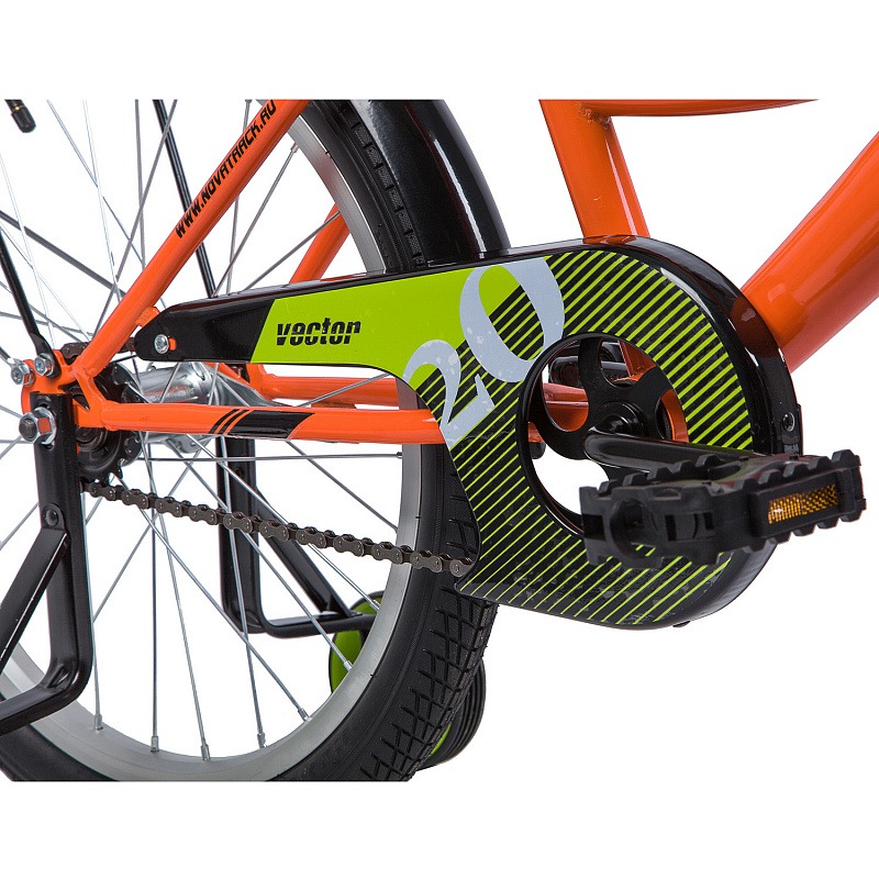 Велосипед Novatrack "Vector" (цвет: оранжевый, 20")