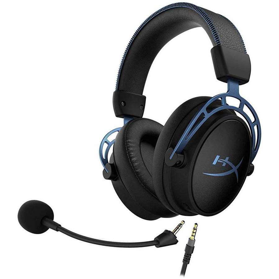 Игровая гарнитура HyperX Cloud Alpha S Black/Blue - отзывы покупателей на  маркетплейсе Мегамаркет | Артикул: 100025451954