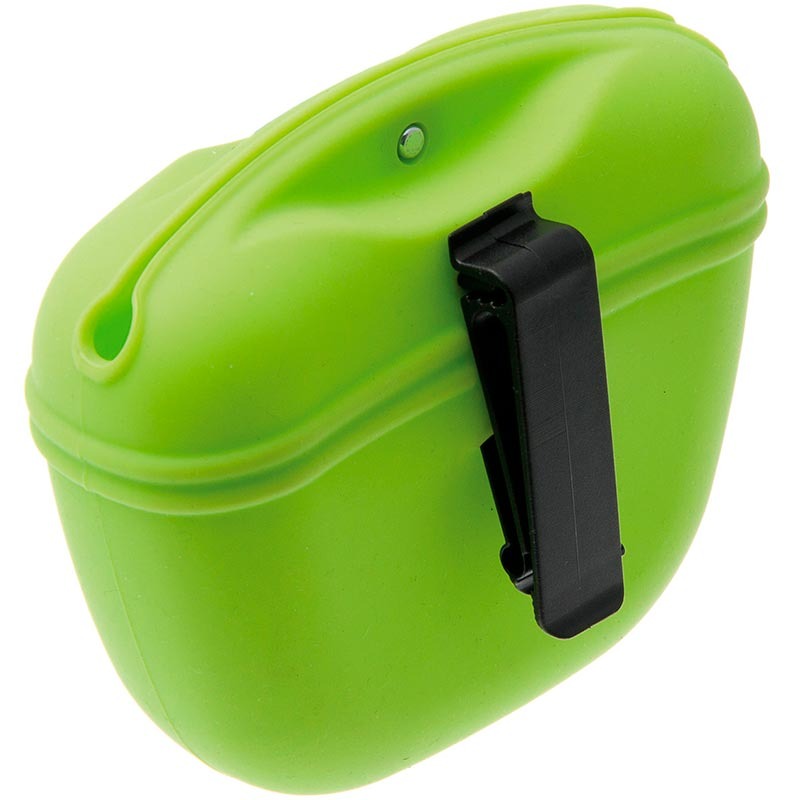 Сумочка для лакомств силиконовая с магнитным замком ZDK Petsy (зеленый)