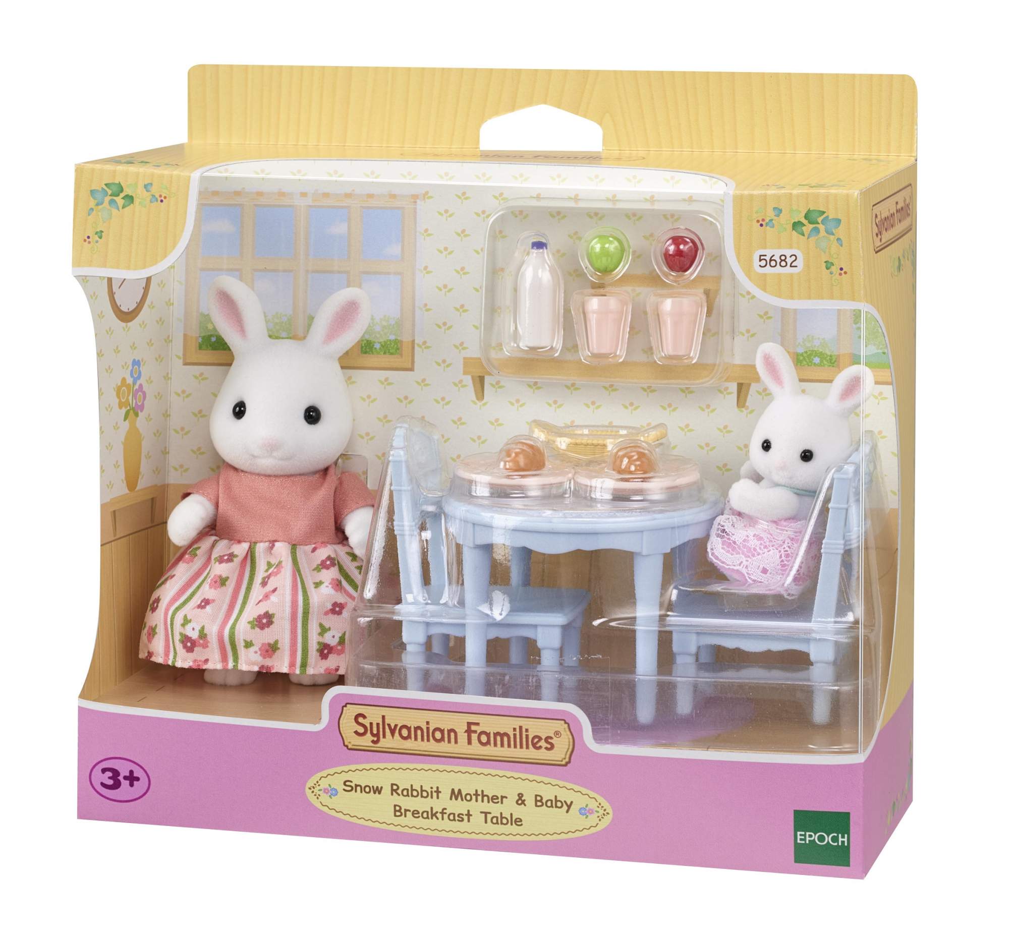 Купить набор Стол Sylvanian Families Снежные кролики, 5682, цены на  Мегамаркет