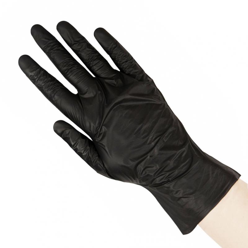 Перчатки одноразовые VINYLTEP PREMIUM, черные, размер M, 100 шт купить в интернет-магазине, цены на Мегамаркет