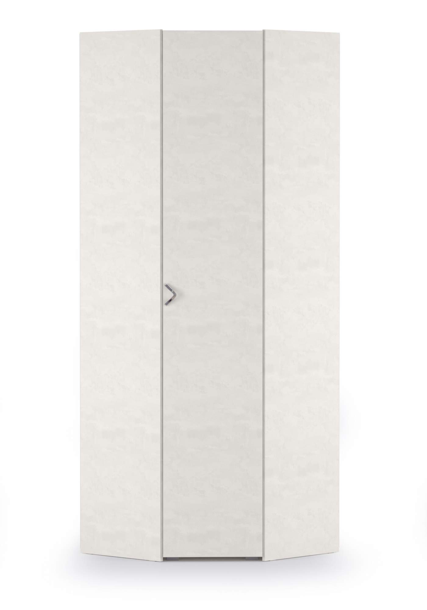 Угловой шкаф для одежды Mobi Амели 13.131 шёлковый камень, 81,3х81,3х230 см.