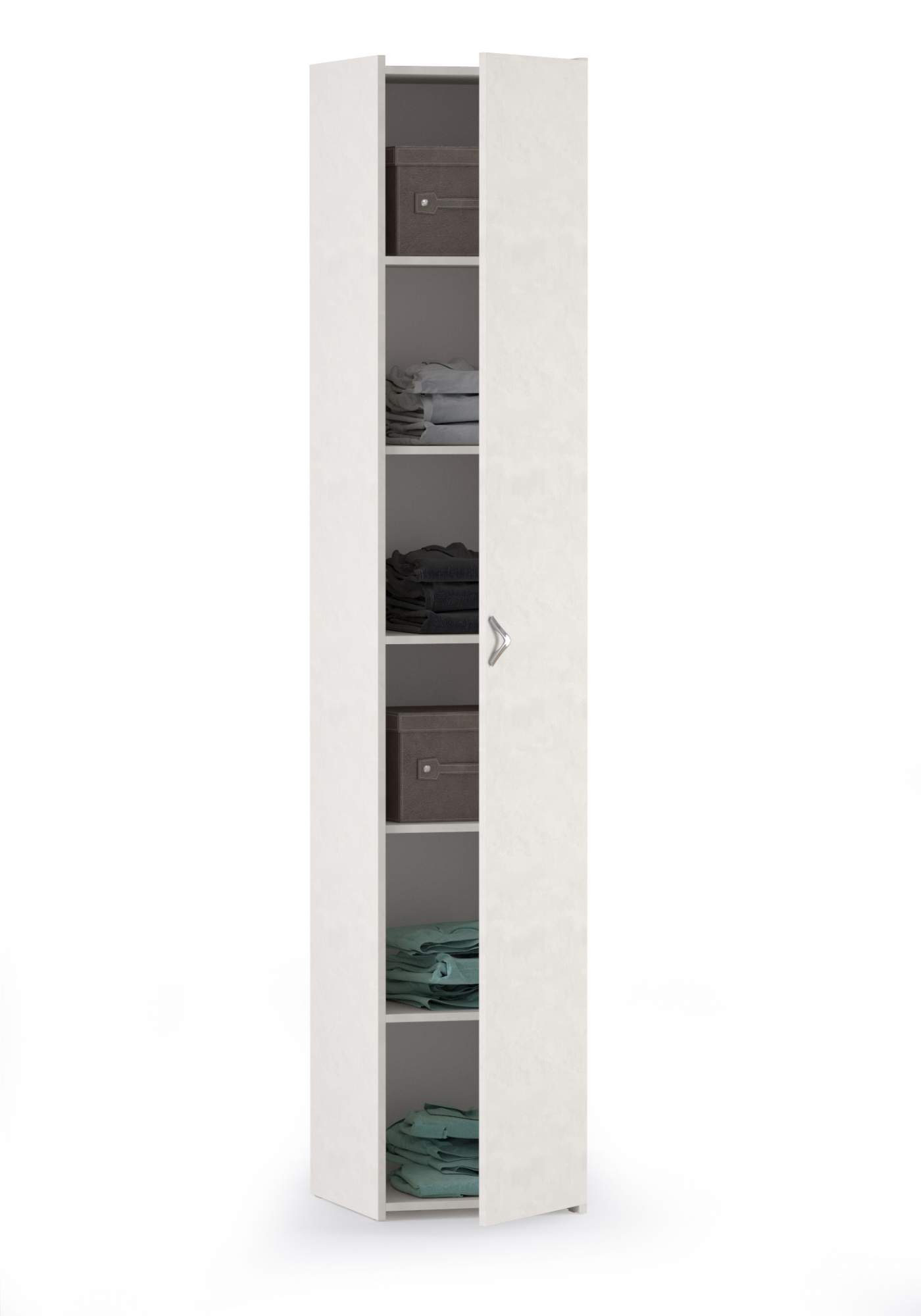 Шкаф-пенал комбинированный Mobi Амели 08.49 шёлковый камень, 43,4х50,9х230 см.