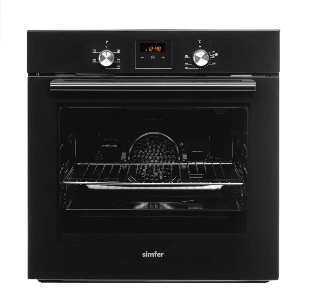 Встраиваемый электрический духовой шкаф simfer b6eb16011 black