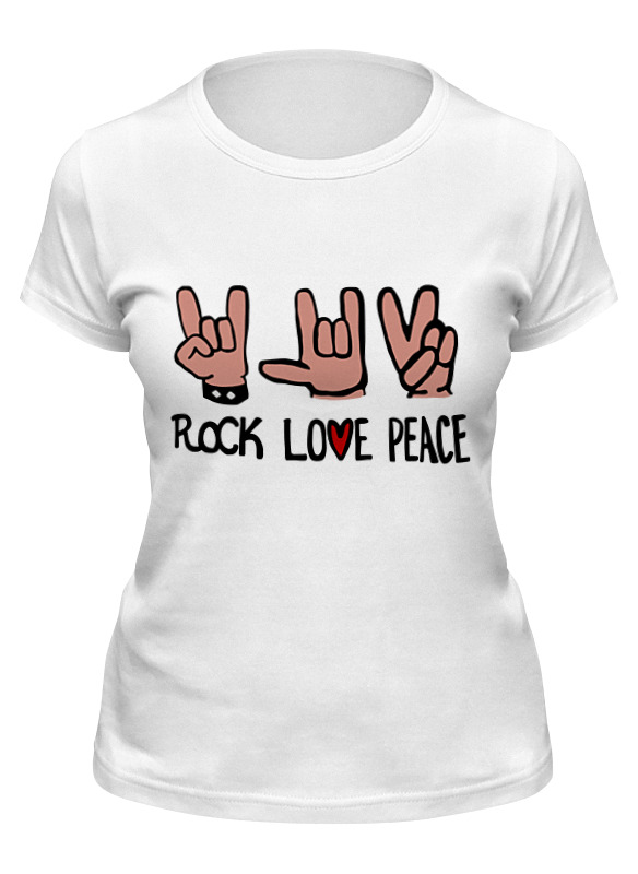 Футболка Peace Rock Love.