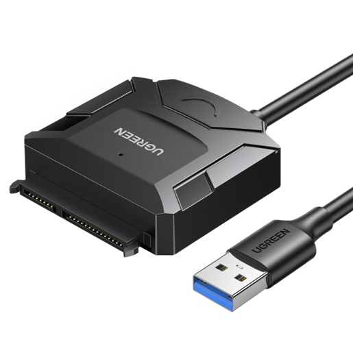 Конвертер UGREEN CR108 20611 USB to SATA Hard Drive Converter Cable EU, купить в Москве, цены в интернет-магазинах на Мегамаркет
