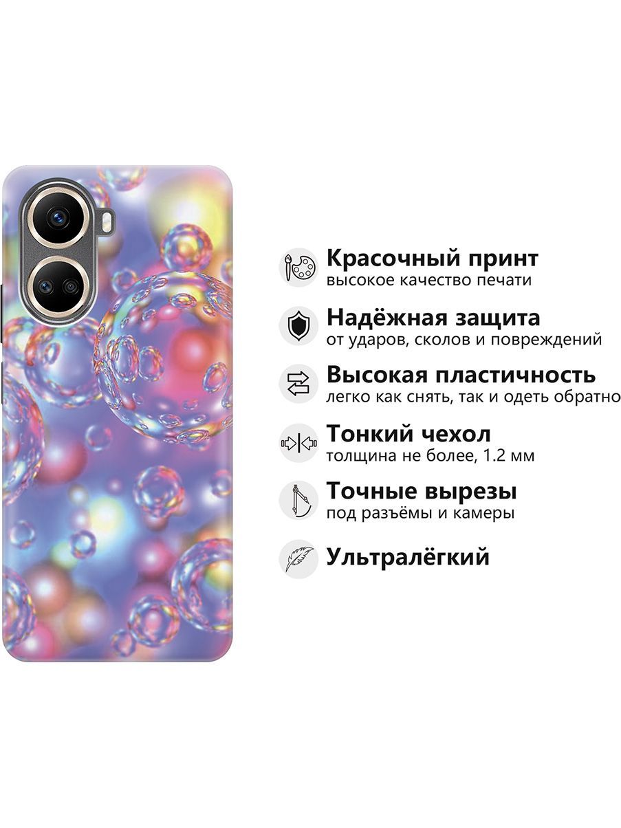 Силиконовый чехол на Huawei nova 10 SE с принтом 