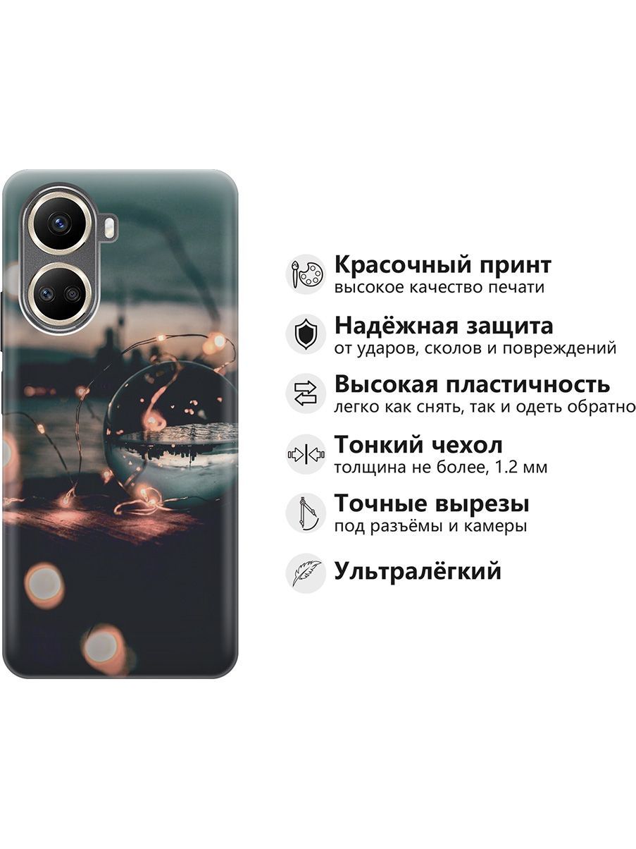 Силиконовый чехол на Huawei nova 10 SE с принтом 