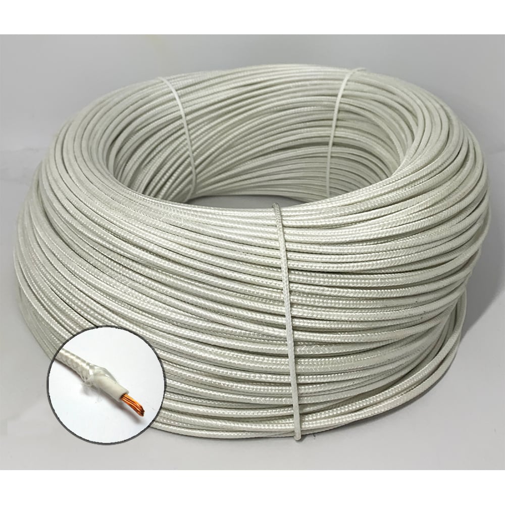 Провод термостойкий для бани и сауны РКГМ 1х4 мм2, 10м купить в интернет-магазине, цены на Мегамаркет