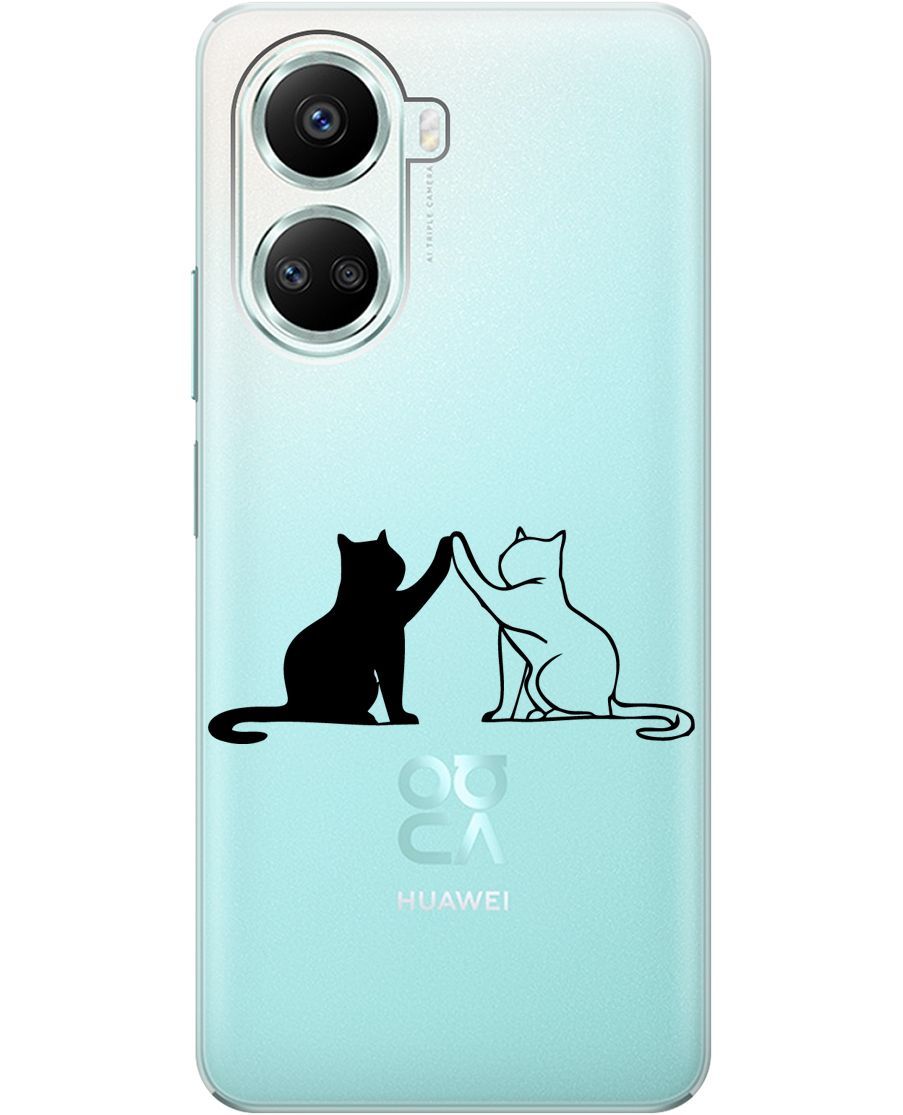 Силиконовый чехол на Huawei nova 10 SE с 3D принтом 