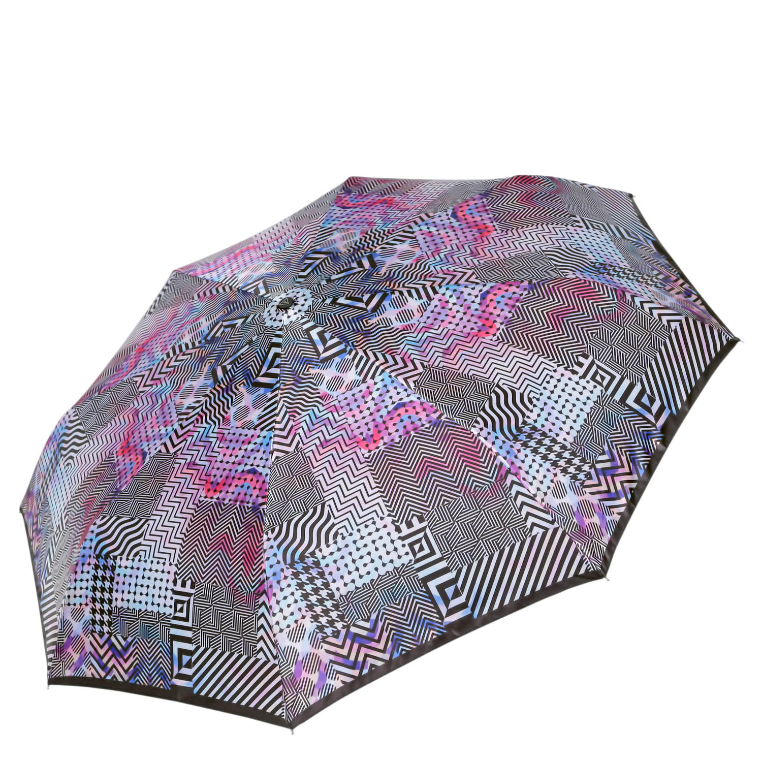 Зонт складной женский автоматический FABRETTI S-20144 фиолетовый
