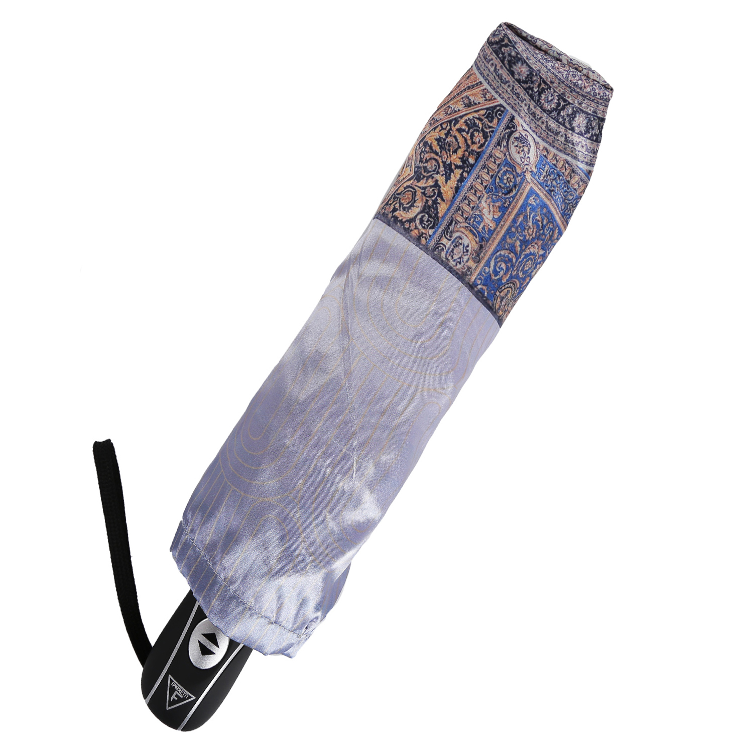 Зонт складной женский автоматический FABRETTI S-20139 голубой