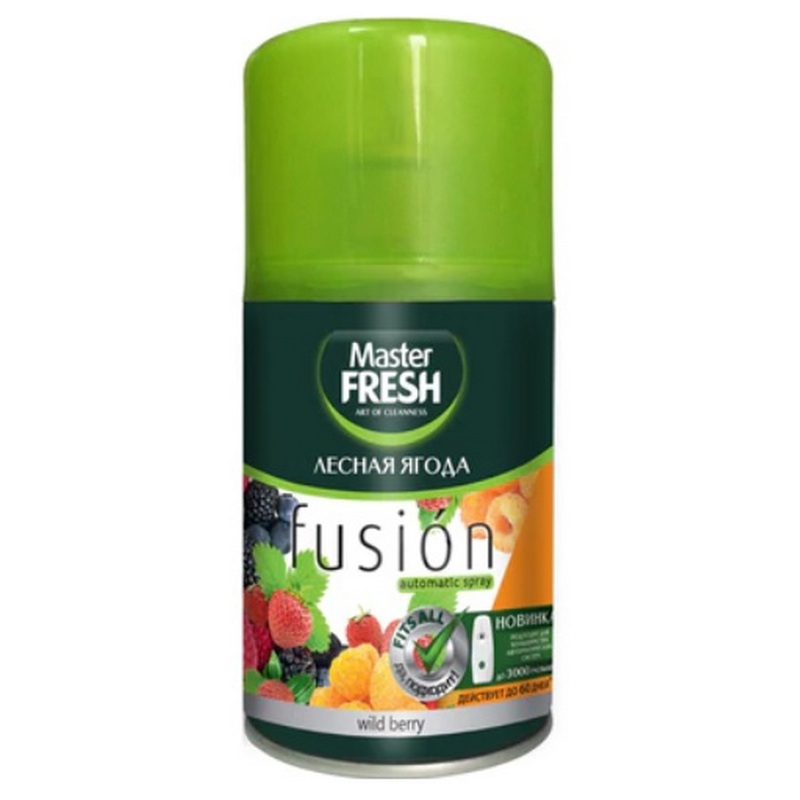 Освежитель воздуха Master Fresh "Fusion | Лесная ягода", 250 мл (сменный блок) купить в интернет-магазине, цены на Мегамаркет