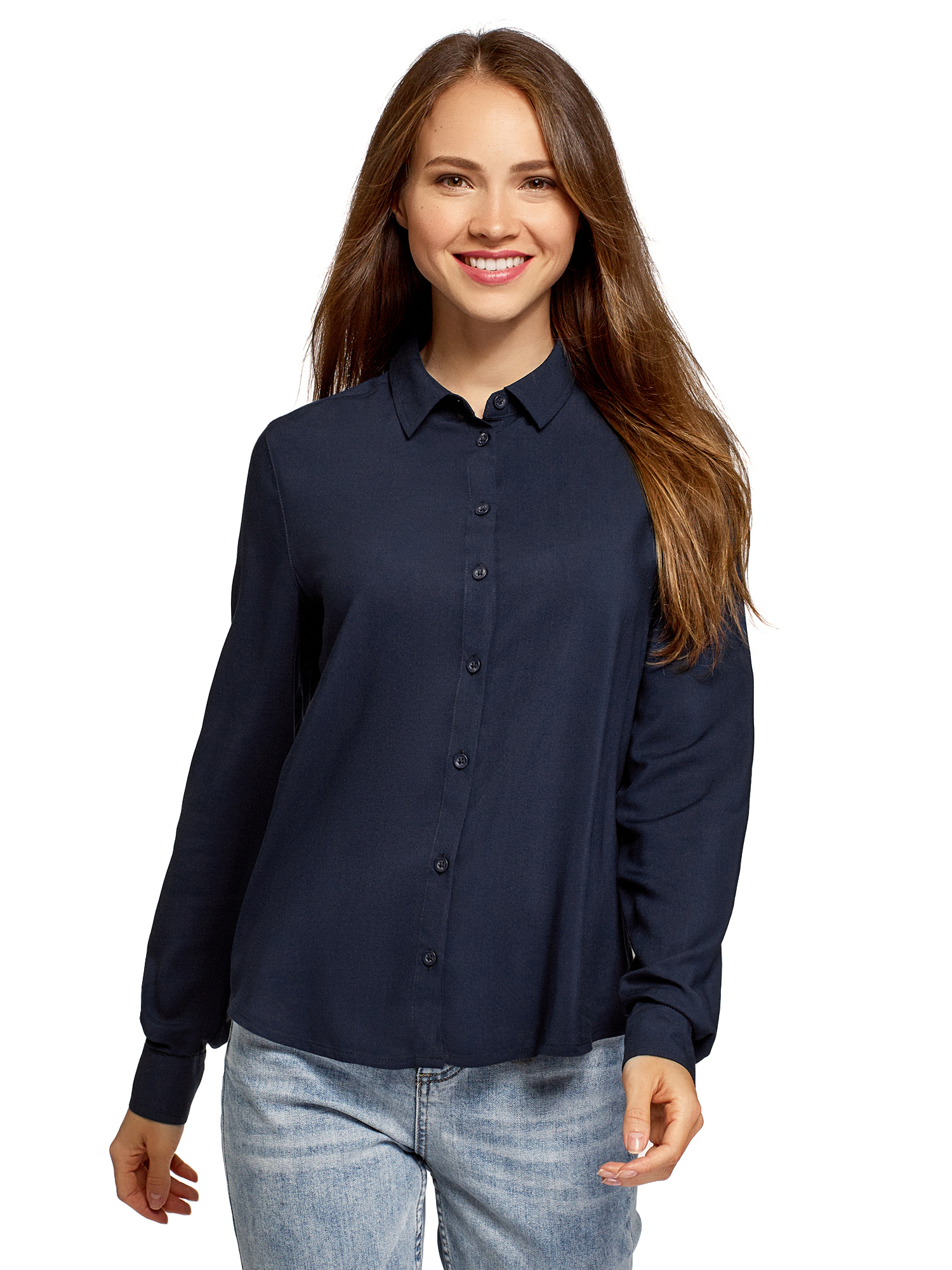 Блузка женская. Темно синяя рубашка женская. Блузка женская. Синяя рубашка женская. Синяя длинная блузка.