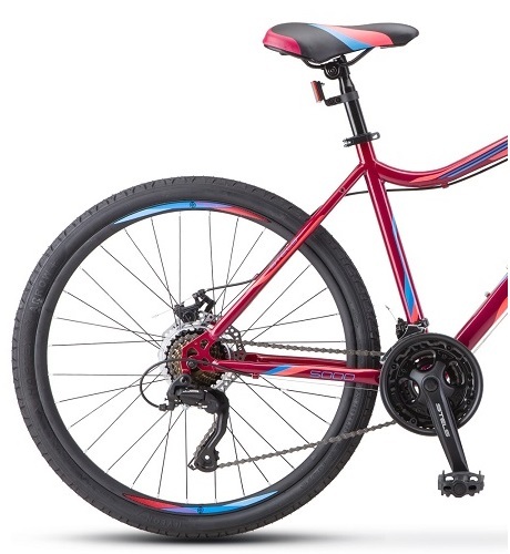 Велосипед Stels Miss-5000 MD V020 Вишнёвый/Розовый (LU096322) 16"
