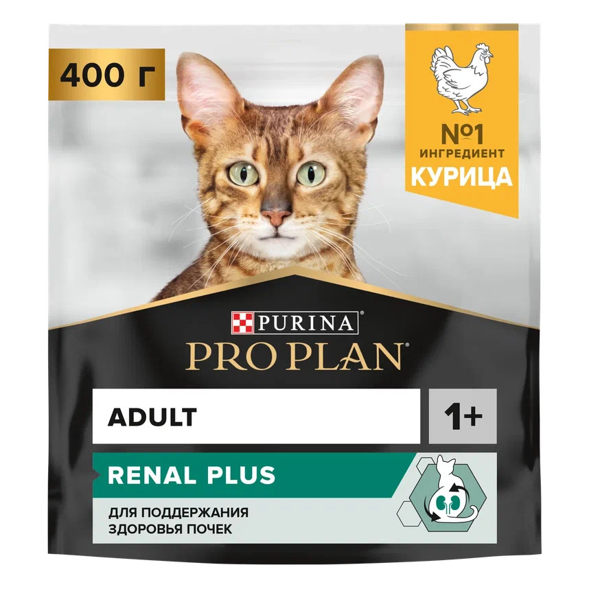 Купить сухой корм для кошек PRO PLAN Original Optirenal, курица, 0,4кг, цены на Мегамаркет | Артикул: 100024142576