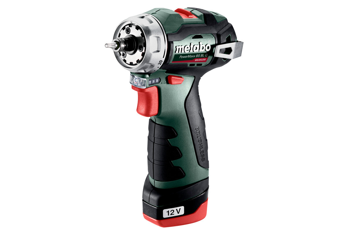 Аккумуляторная дрель-шуруповерт Metabo PowerMaxx BS BL Q, без патрона, 12 В, T03490 купить в интернет-магазине, цены на Мегамаркет