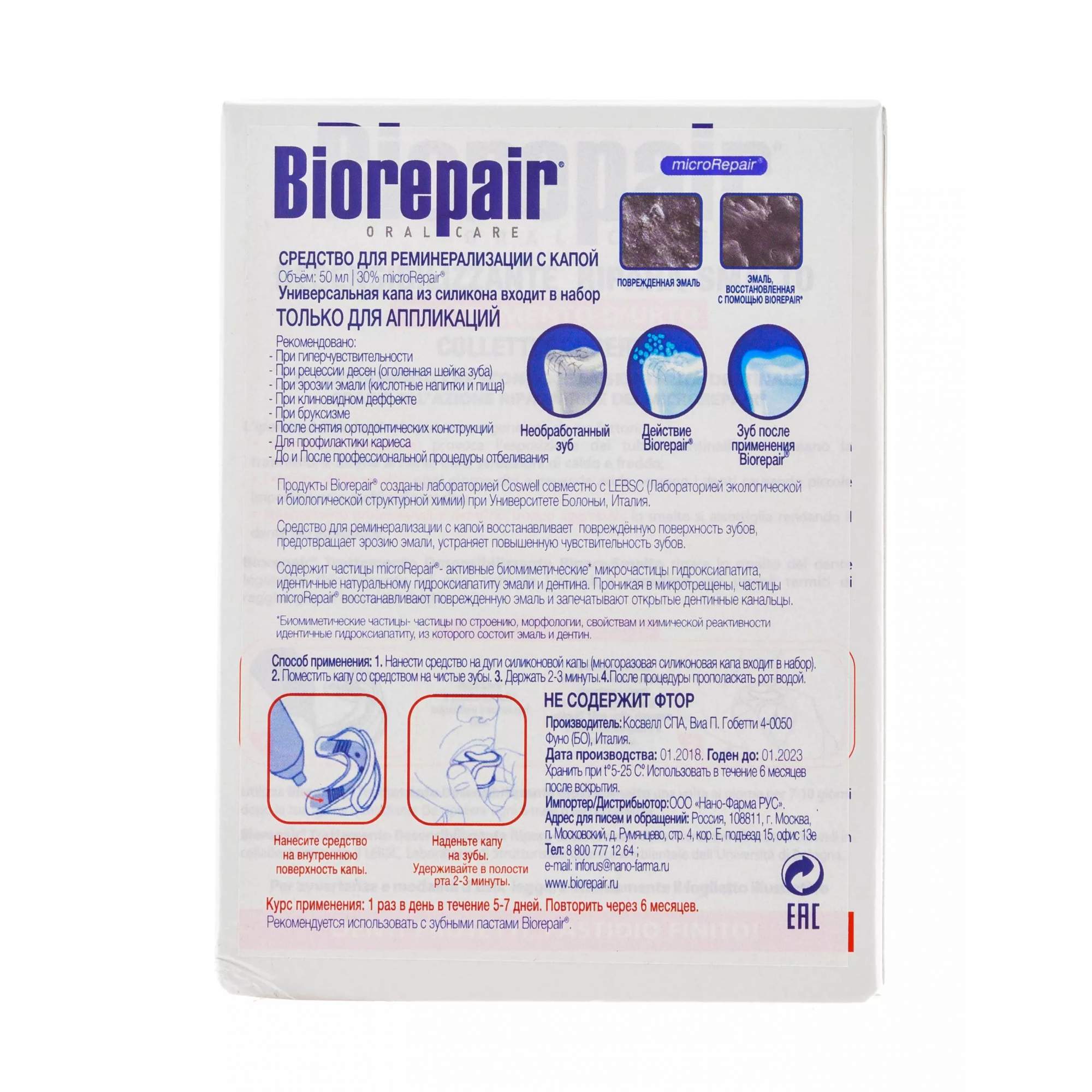 Biorepair desensitizing enamel repairer