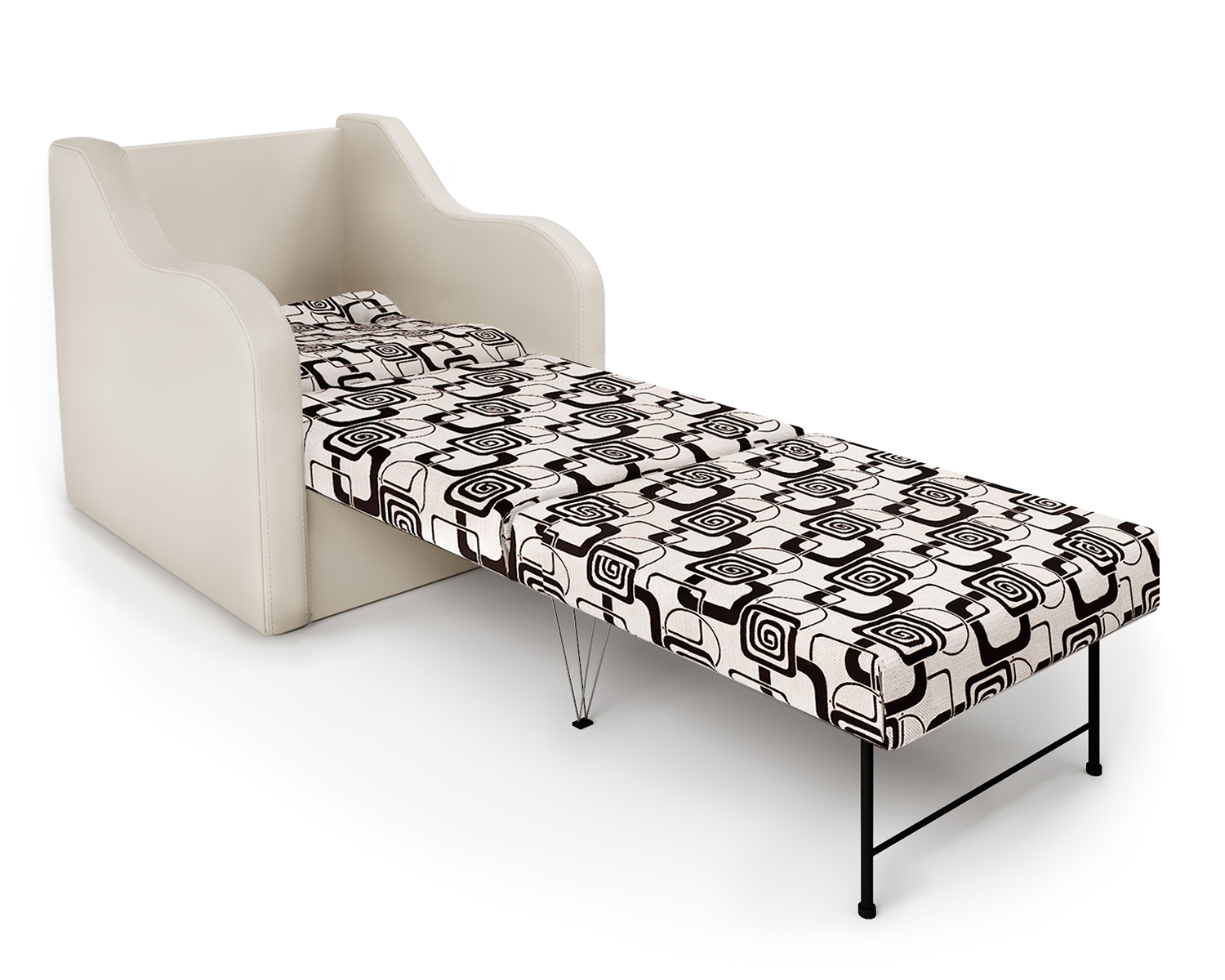 Кресло-кровать Шарм-Дизайн Классика В, беж/ромб