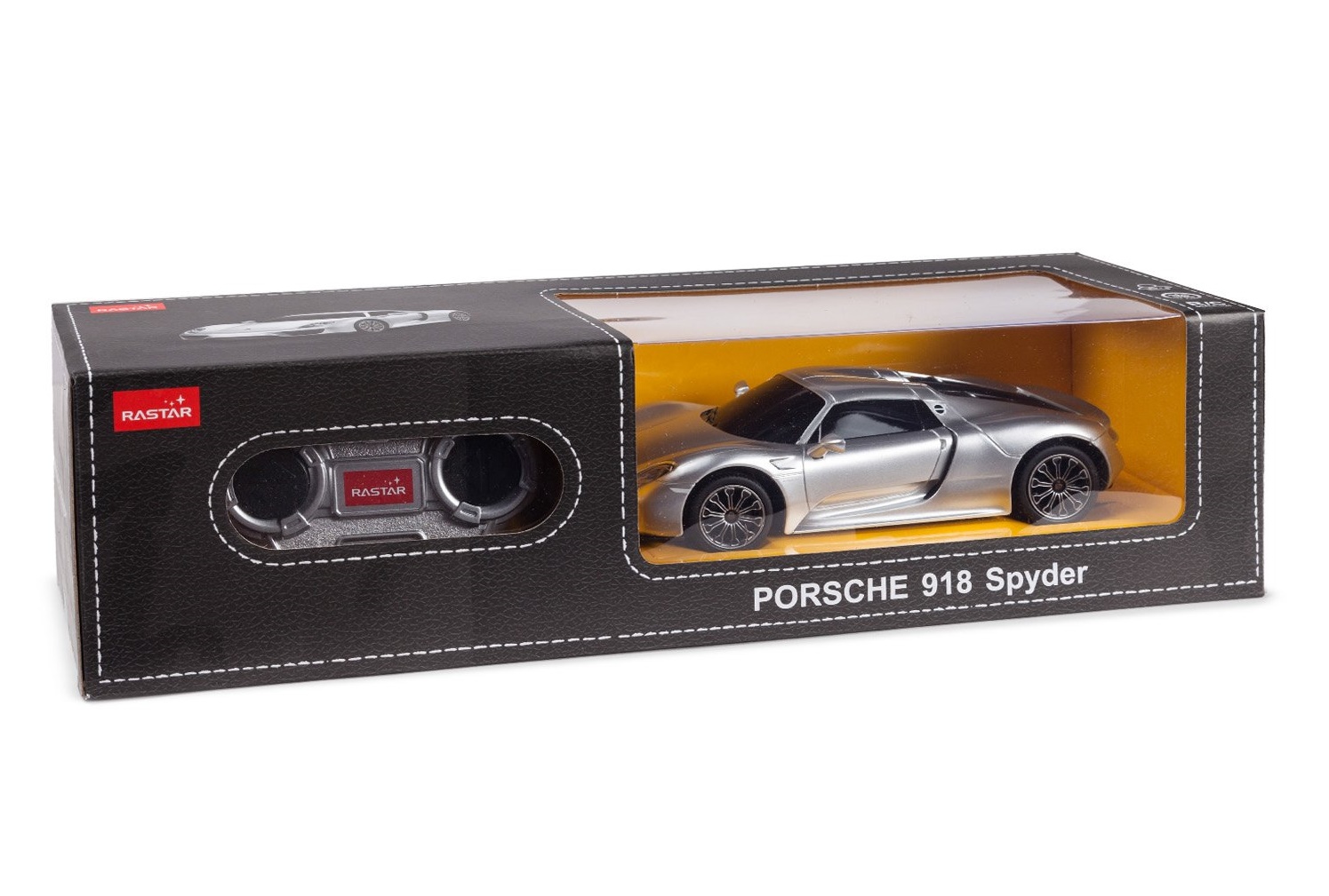 Машина радиоуправляемая Porsche 918 Spyder серебристая