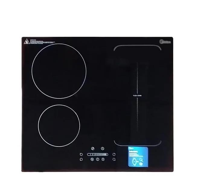 Встраиваемая варочная панель индукционная Midea MIH65700F черный - купить в ТЕХНОПАРК (доставка со склада поставщика), цена на Мегамаркет