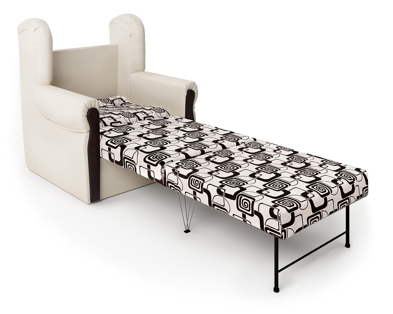 Кресло-кровать Шарм-Дизайн Классика M 3103023, беж/ромб