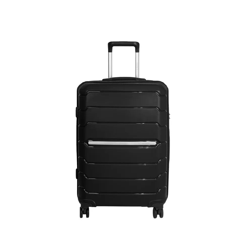 Чемодан мужской Supra Luggage STS-1004 total black M - купить в Москве, цены на Мегамаркет | 600010719647