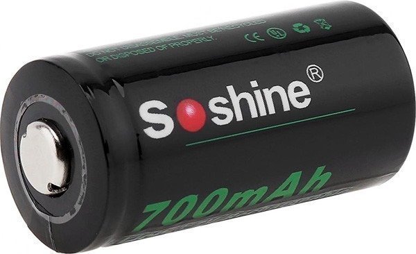 Аккумулятор Soshine 16340 700 mAh незащищенный, купить в Москве, цены в интернет-магазинах на Мегамаркет