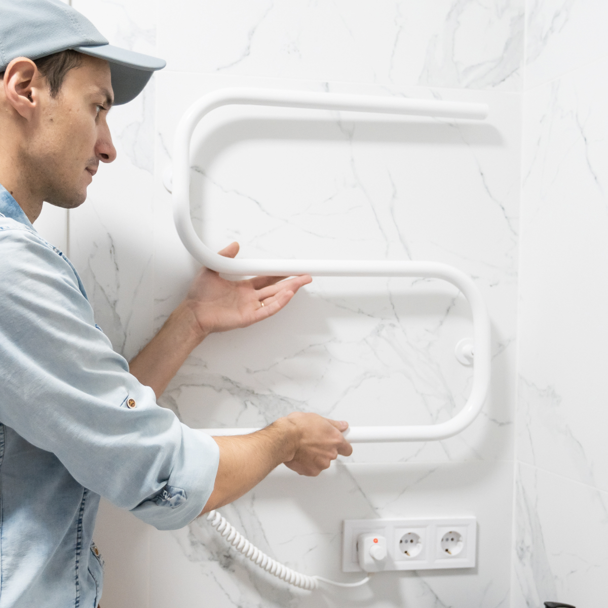 Установка электрического полотенцесушителя купить в интернет-магазине ...