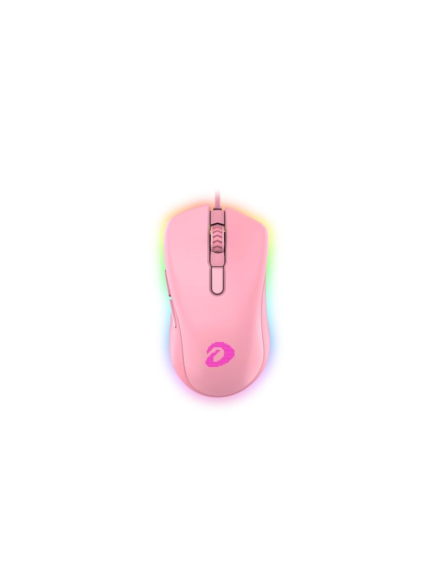 Проводная игровая мышь Dareu EM908 розовый, купить в Москве, цены в интернет-магазинах на Мегамаркет