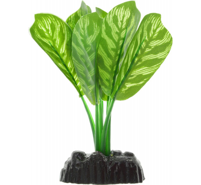 Искусственное растение для аквариума Barbus Диффенбахия Plant 036 10 см, шелк, пластик