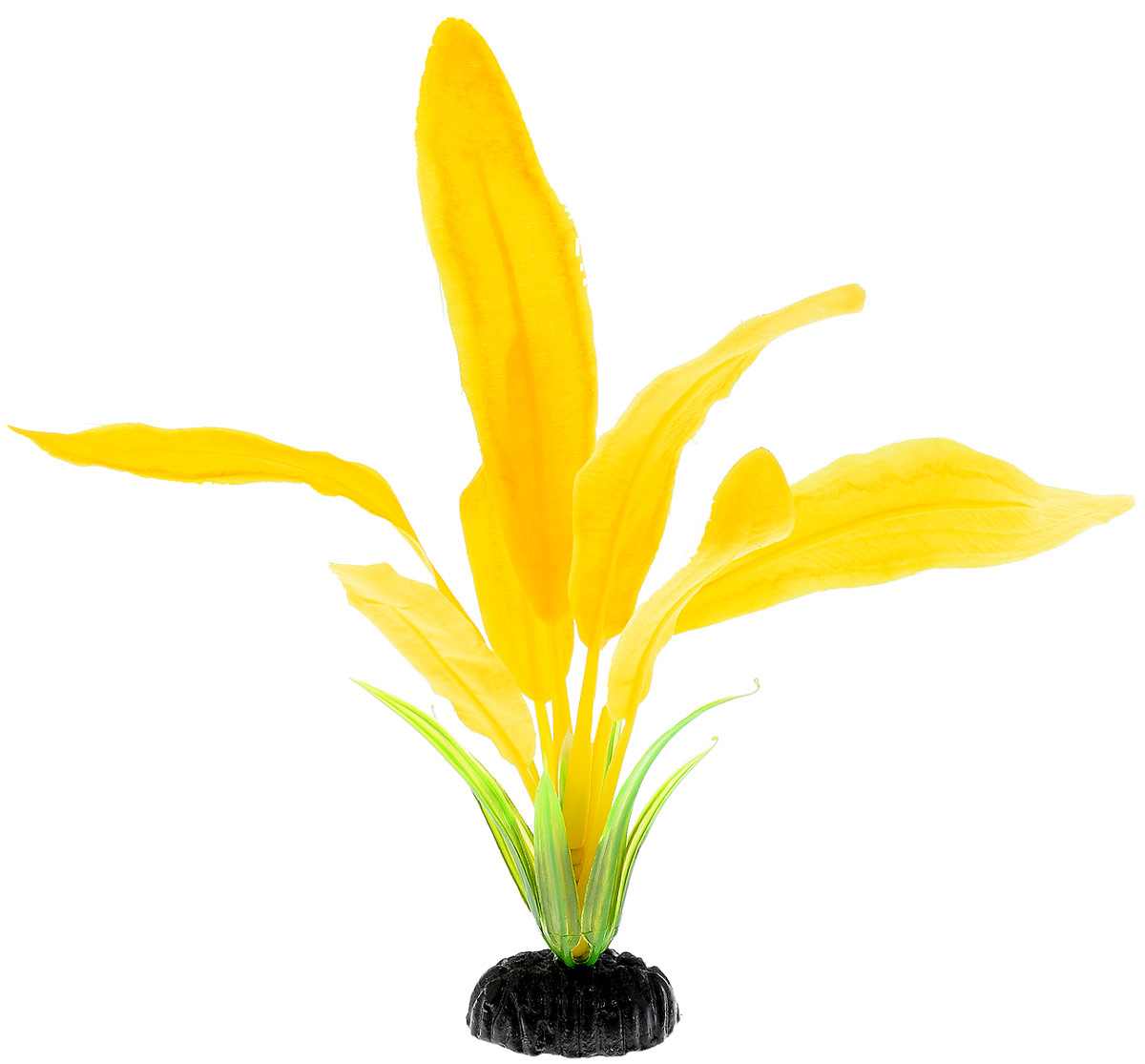 Искусственное растение для аквариума Barbus Эхинодорус желтый Plant 051 20 см, шелк