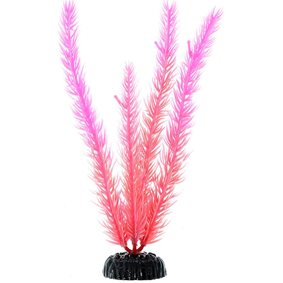 Искусственное растение для аквариума Barbus Перистолистник светящееся  Plant 058 20 см