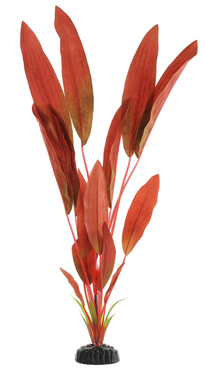 Искусственное растение для аквариума Barbus Криптокорина красная Plant 049 50 см, шелк