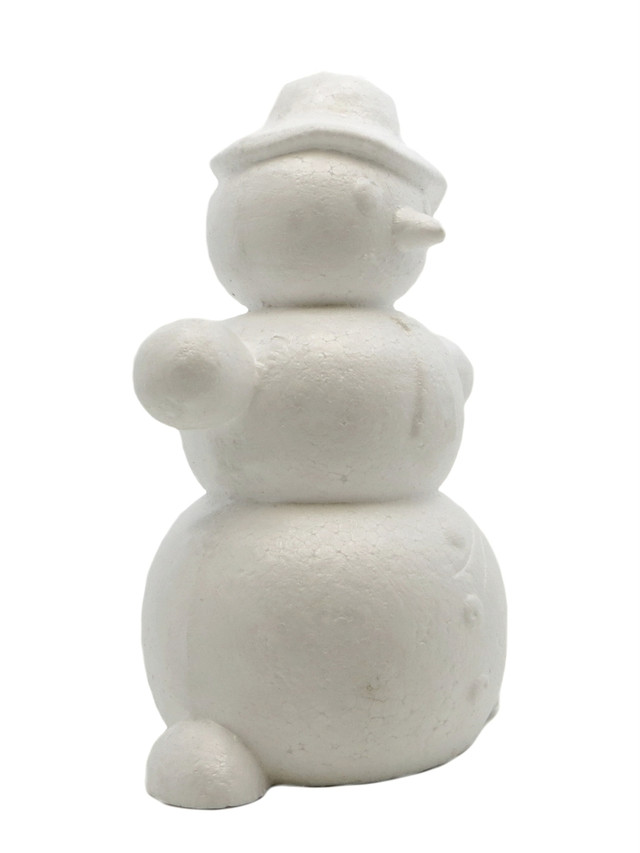 Снеговик из снега - мастер-класс