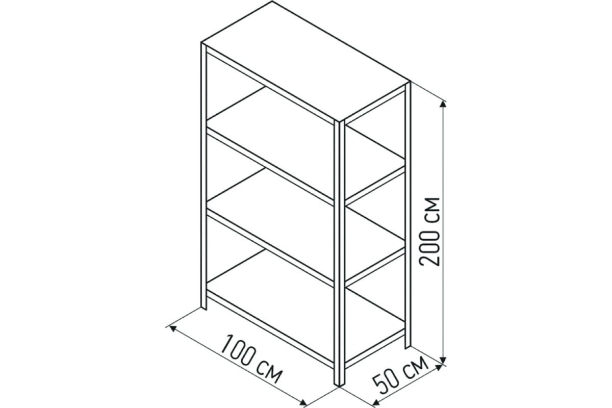 Стеллаж пакс мс 254 2284800