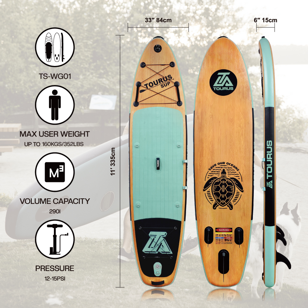 Надувная серфинг доска SUP board TOURUS 11.0 WG 2023 335х84х15 см полный  комплект - купить в Москве, цены на Мегамаркет | 600012331096