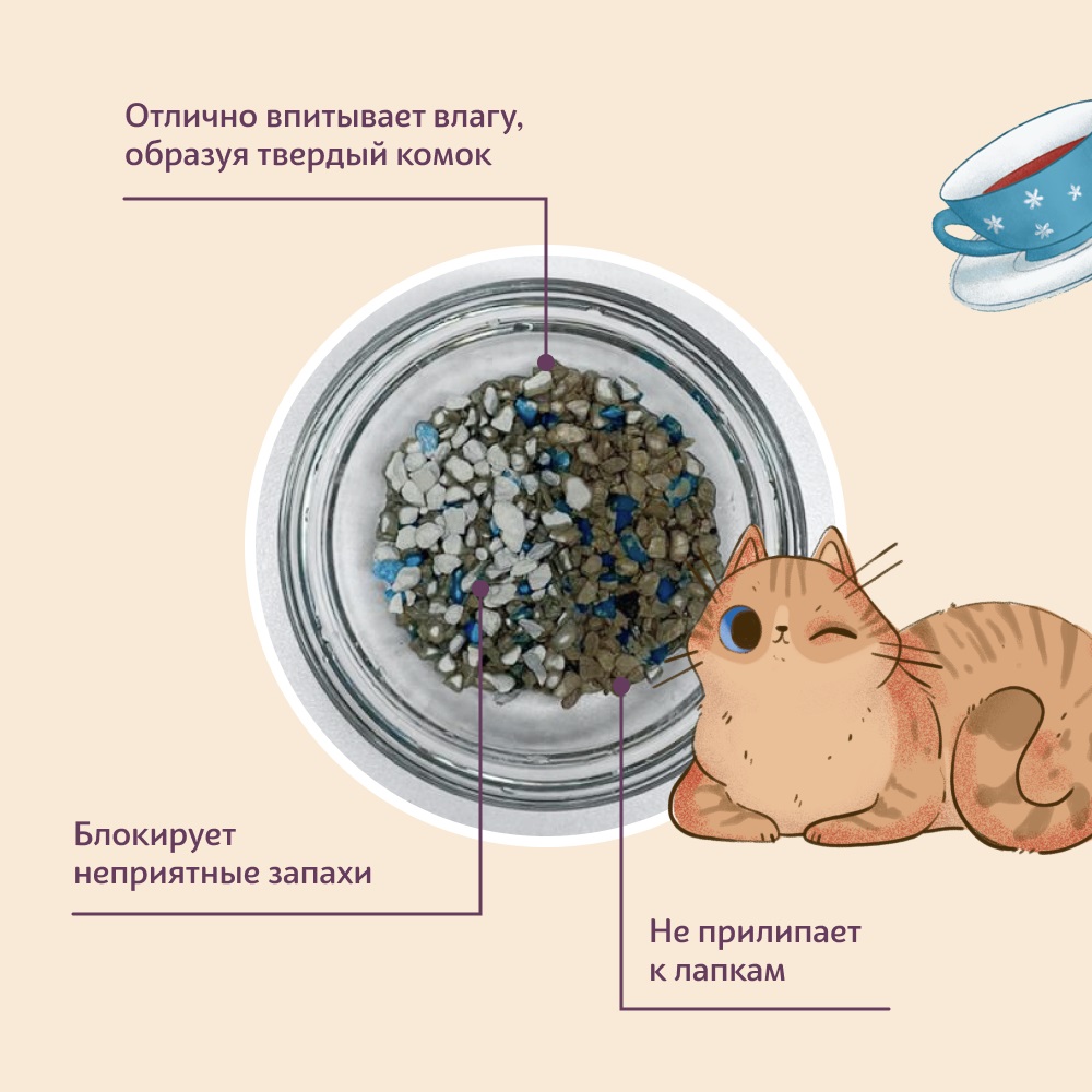 Qushy наполнитель для кошачьего туалета